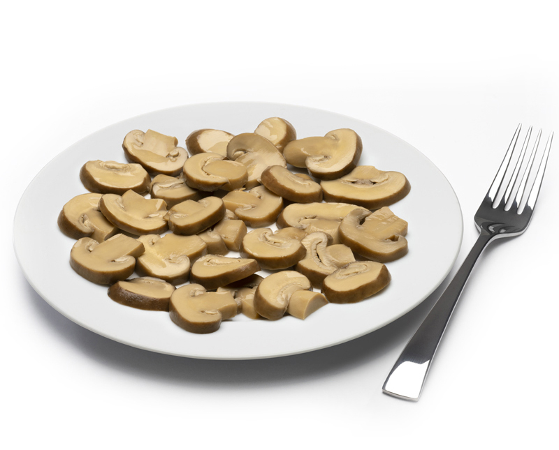 Sliced Brown Mushrooms