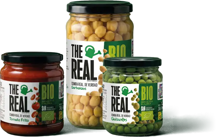 GAMA de verduras y legumbres The REAL